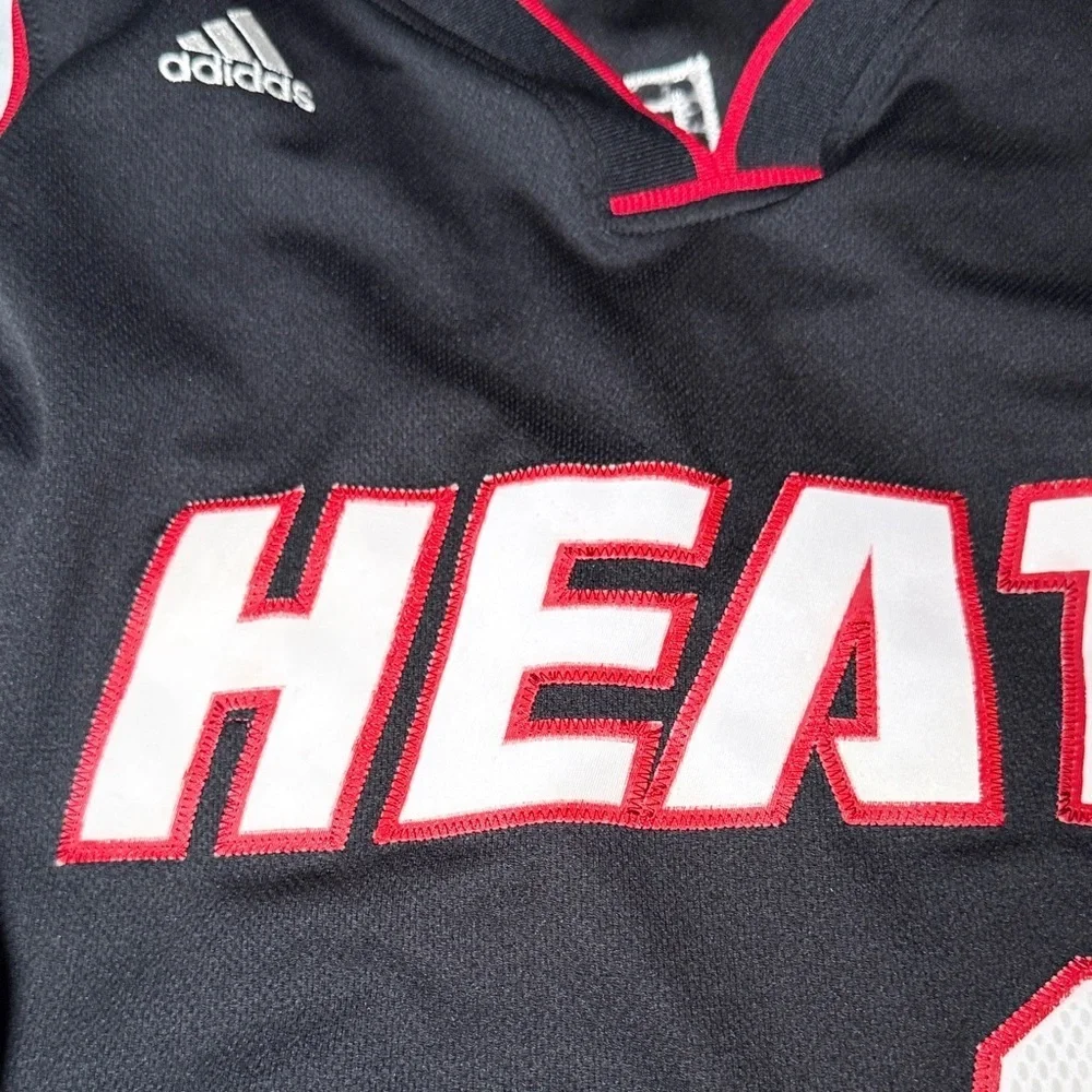 Adidas D Wade #3 Miami Heat Big 3 Era 2009-2010 Men's Jersey XXL